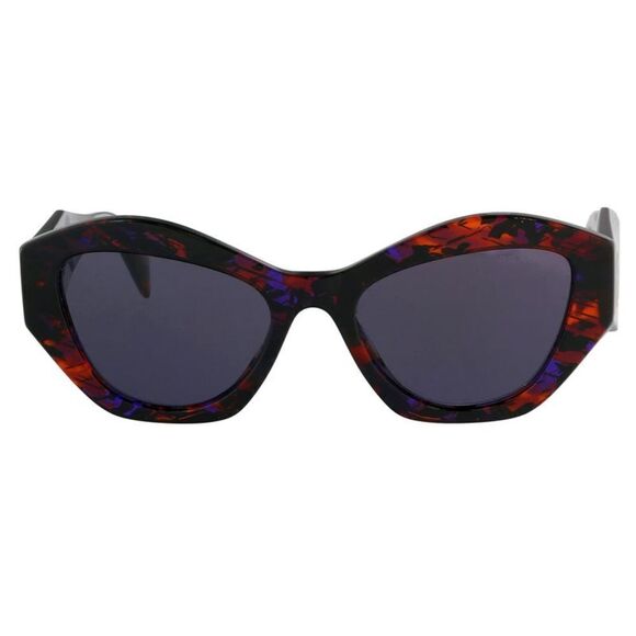 Prada 0PR 07YS 06V6O253 Full Rim Bright Red Cateye Sunglasses - Picture 2 of 5